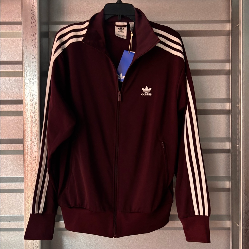 Adidas Firebird Maroon Burgundy Men’s Tracksuit Set IN4683 and IN4678 - Picture 8 of 9